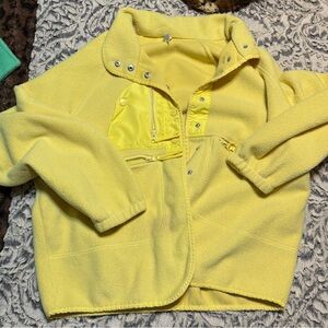 ZYIA Soft Yellow Fleece Jacket